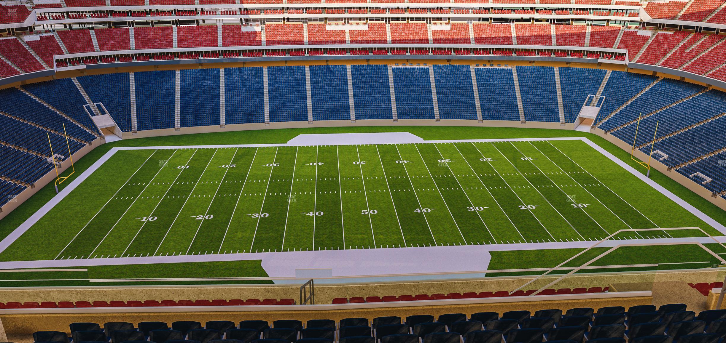 Seating view for NRG Stadium Section 635