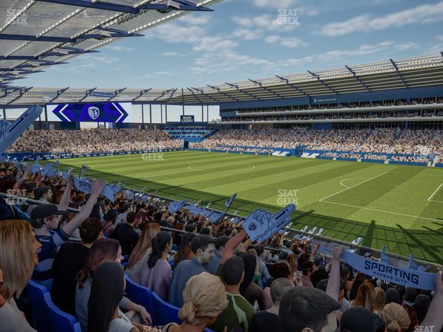 Seating view for Children's Mercy Park Section 134