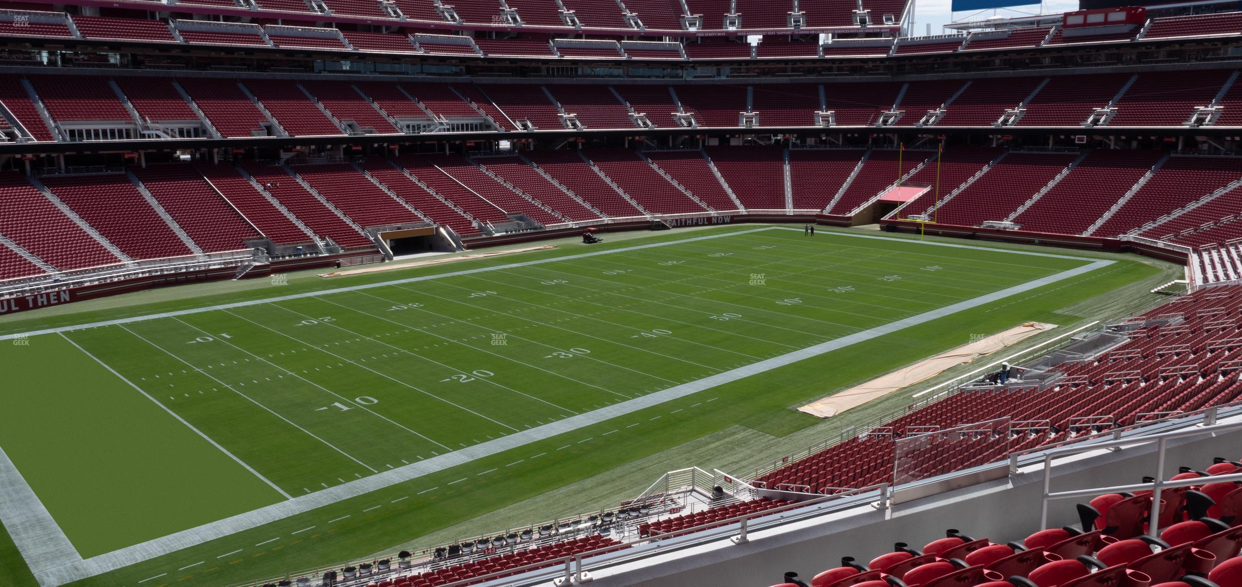 Seating view for Levi's Stadium Section P 245