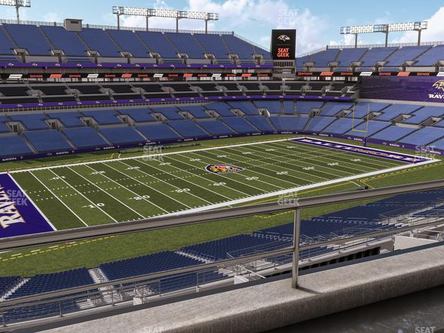 Seating view for M&T Bank Stadium Section Suite 421