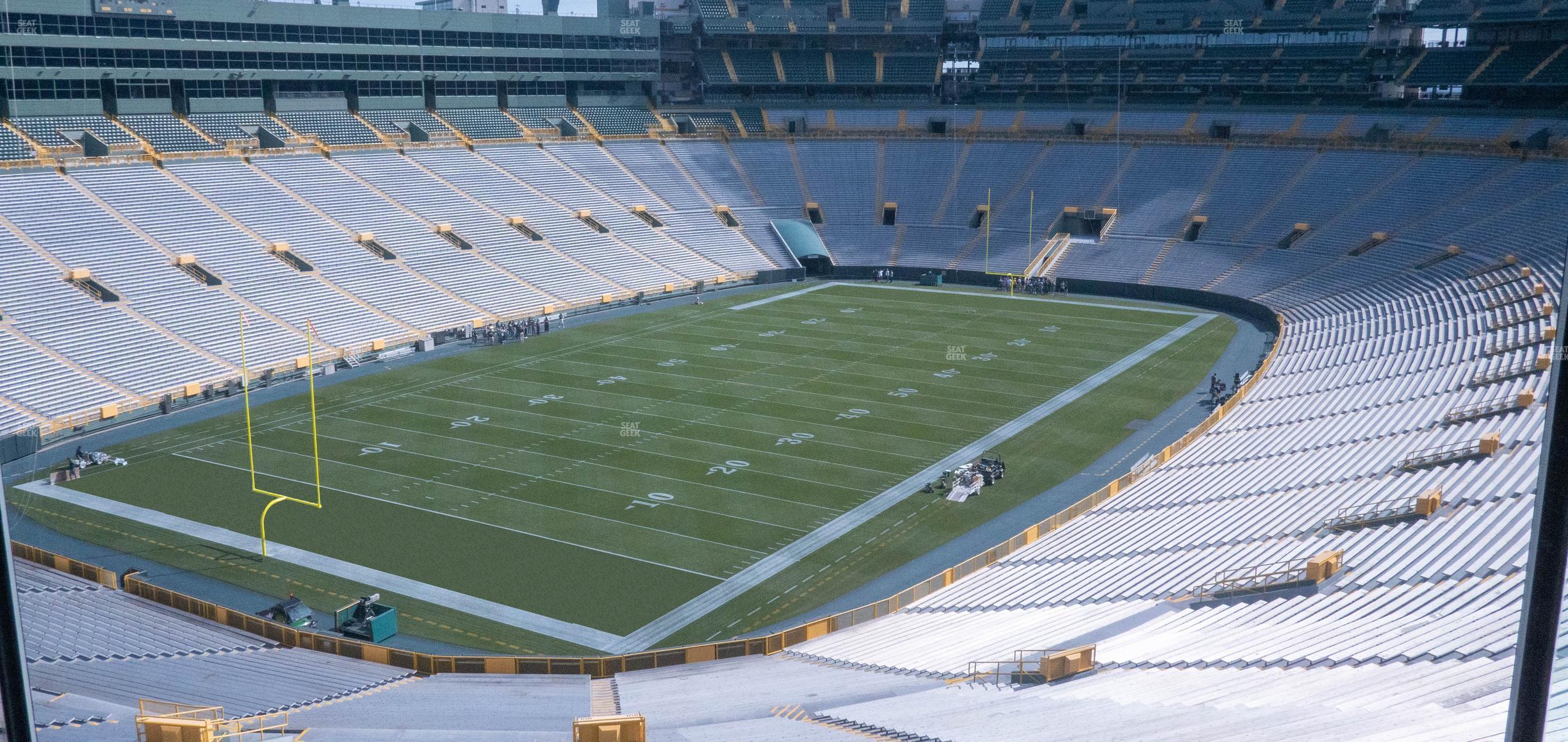 Seating view for Lambeau Field Section 474