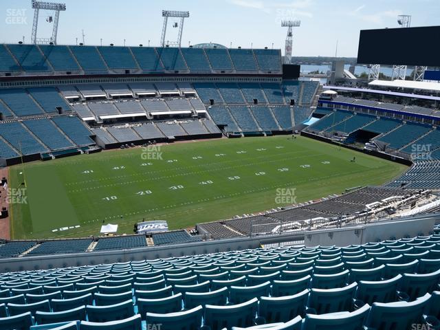 Seating view for EverBank Stadium Section 414