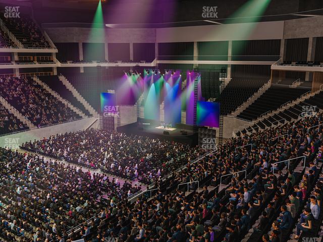 Seating view for Moody Center ATX Section Porch Suite 11