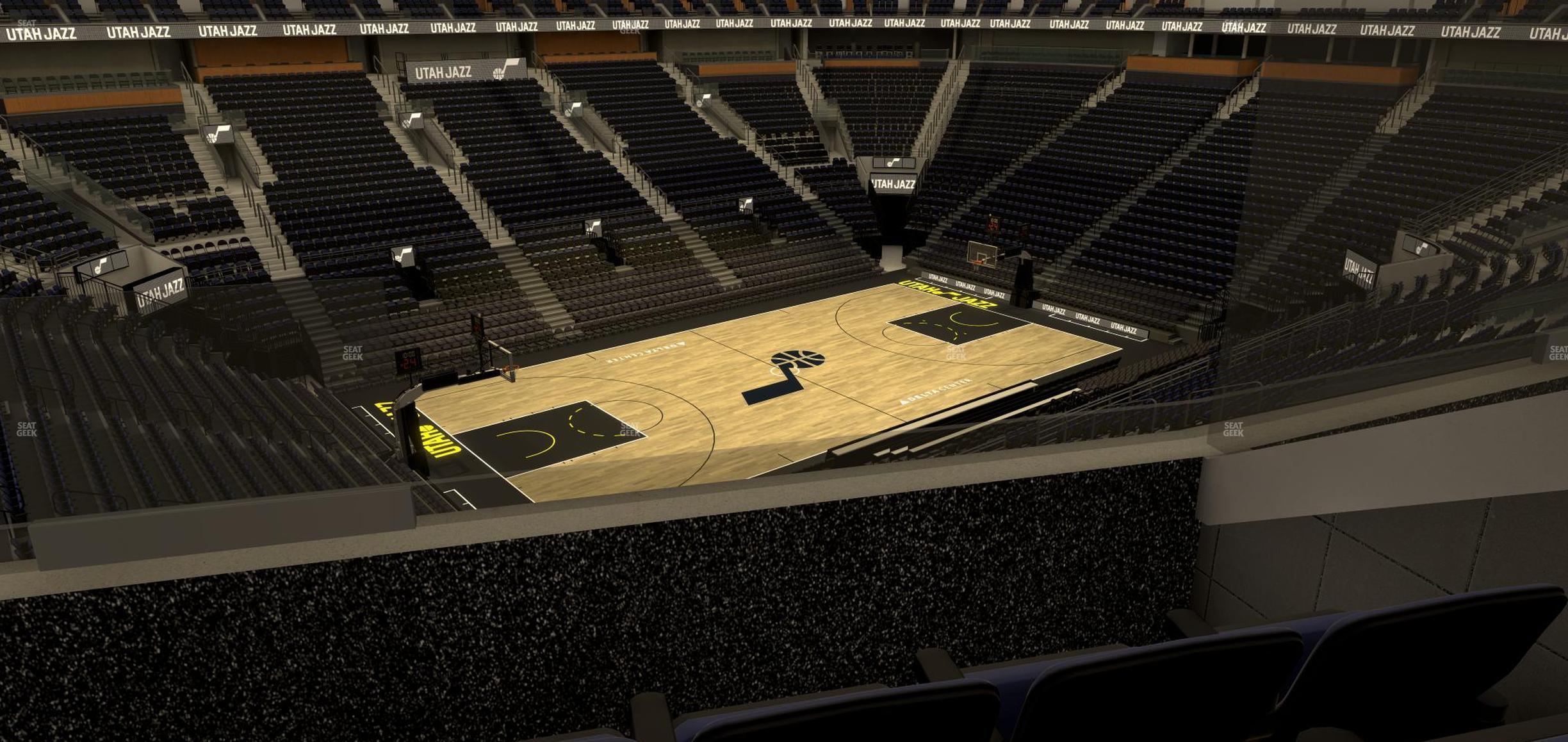 Seating view for Delta Center Section Suite 31