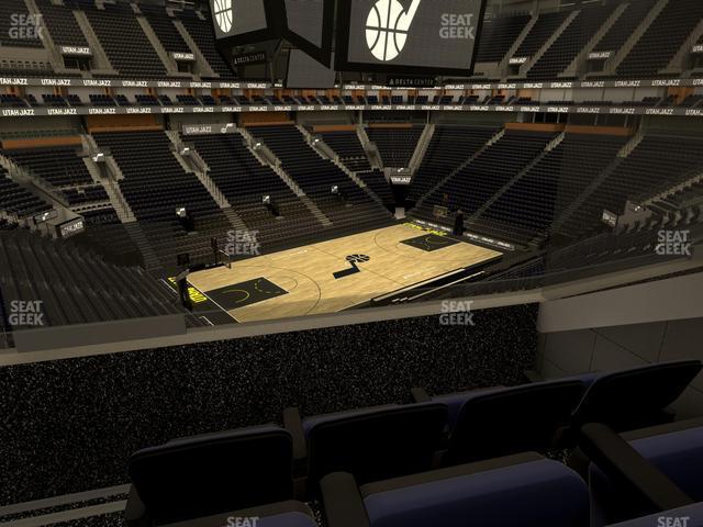 Seating view for Delta Center Section Suite 31