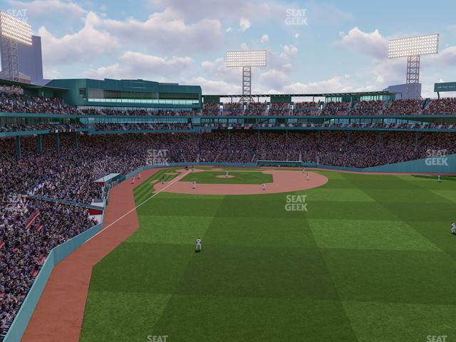 Seating view for Fenway Park Section Right Field Roof Deck Table 101