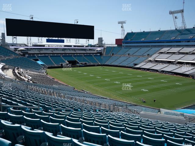 Seating view for EverBank Stadium Section 229