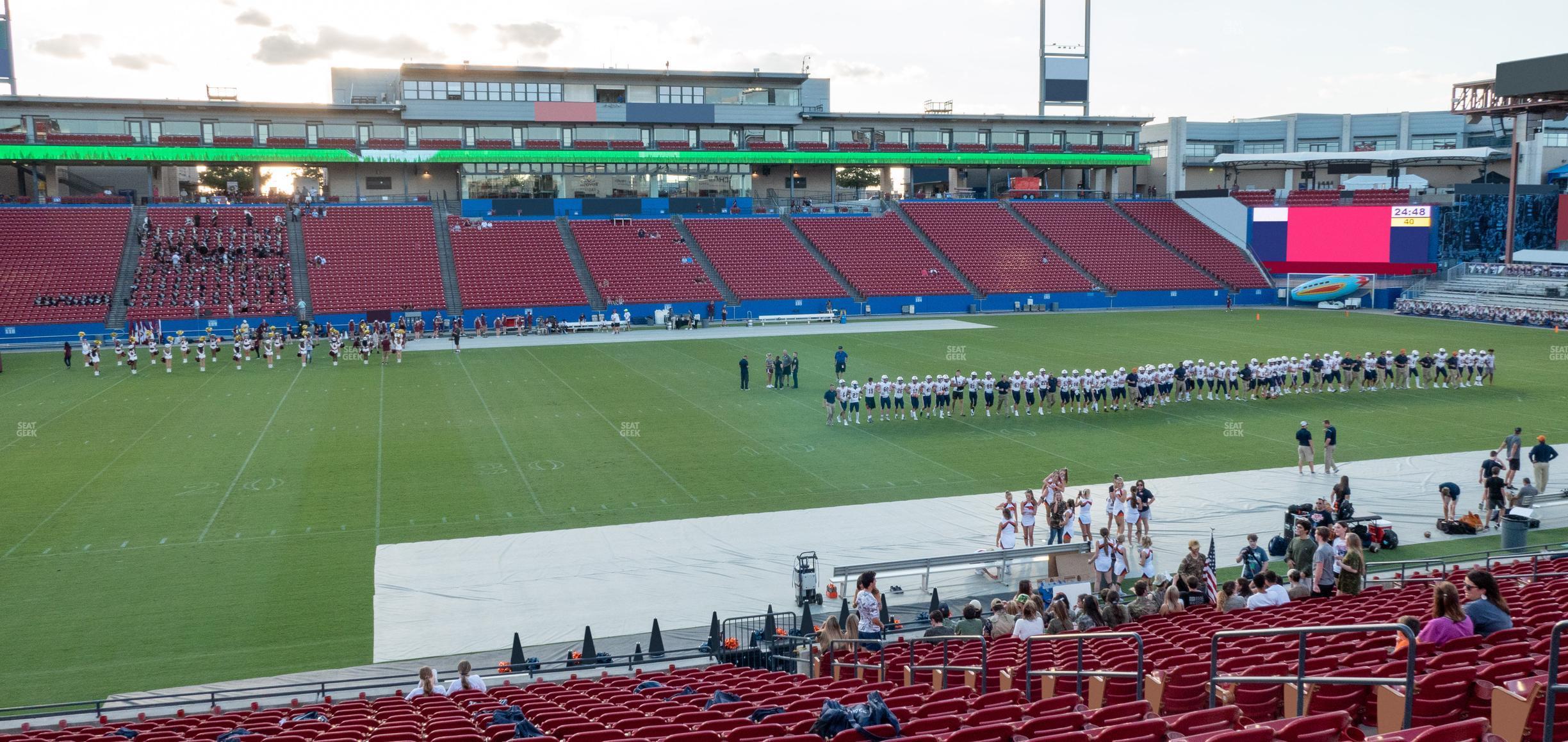 Seating view for Toyota Stadium Section 125