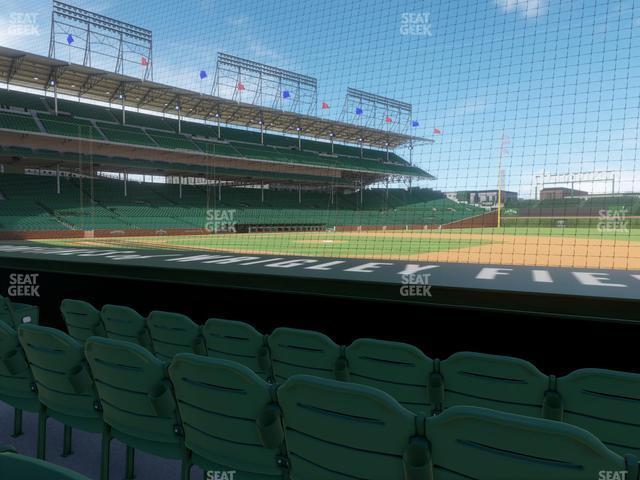 Seating view for Wrigley Field Section Club Box Infield 26