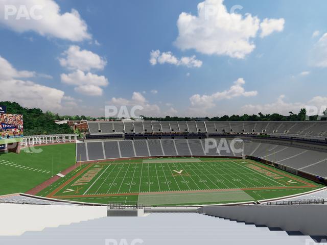 Seating view for Scott Stadium Section 534