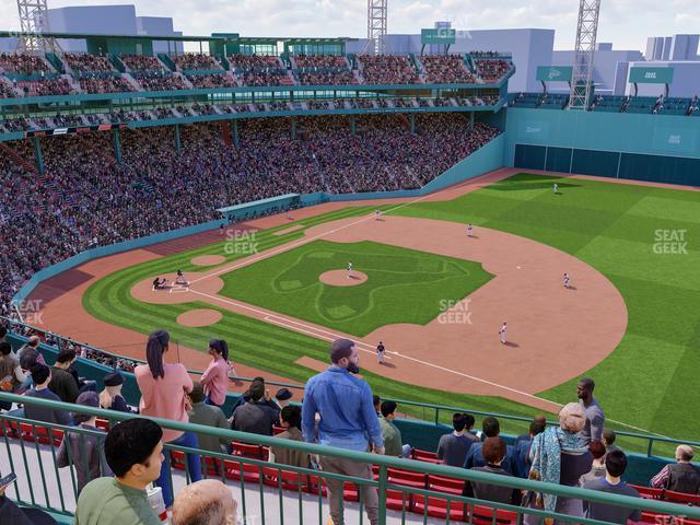 Seating view for Fenway Park Section Aura Pavilion Box 11