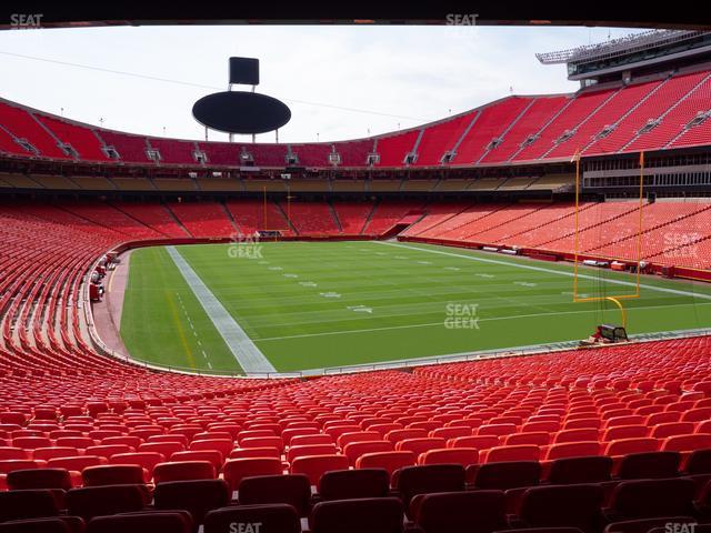 Seating view for GEHA Field at Arrowhead Stadium Section Ada 130