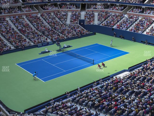 Seating view for Arthur Ashe Stadium Section 106