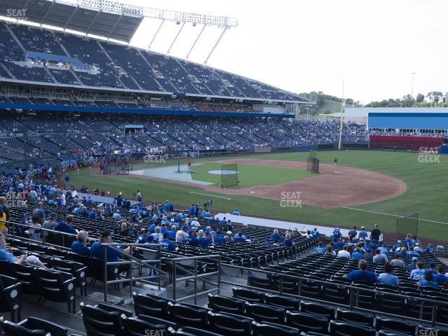 Seating view for Kauffman Stadium Section 239