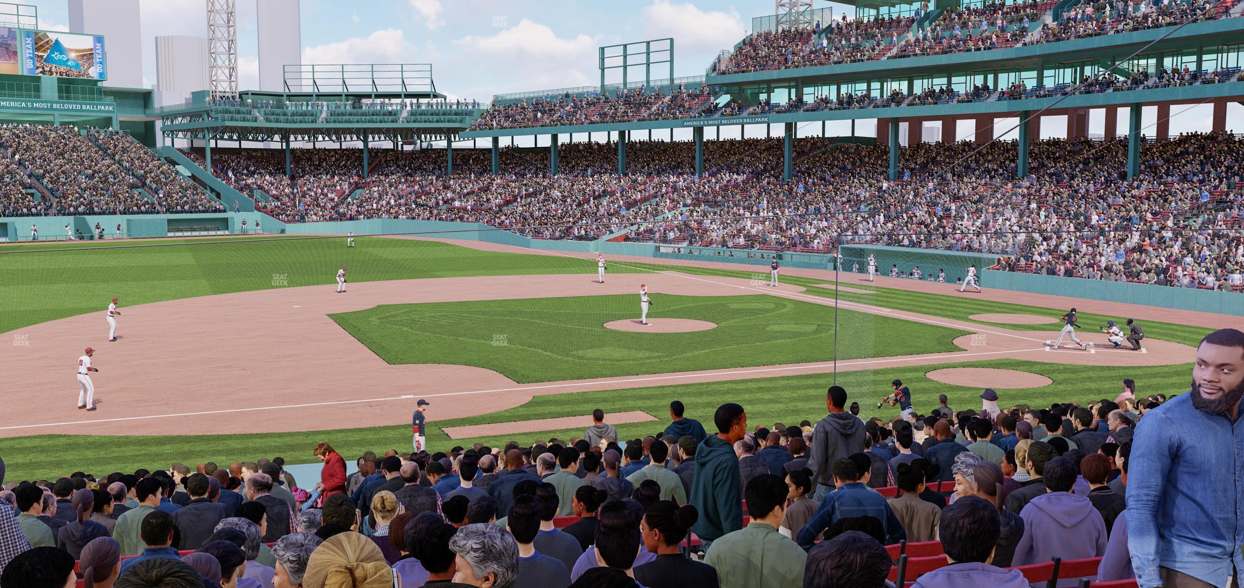 Seating view for Fenway Park Section Loge Box 152