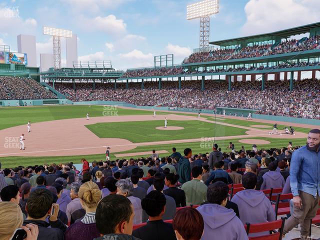 Seating view for Fenway Park Section Loge Box 152