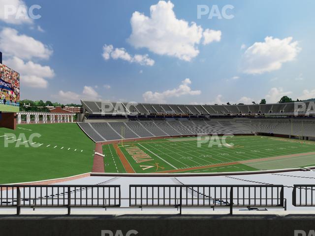 Seating view for Scott Stadium Section Loge 330