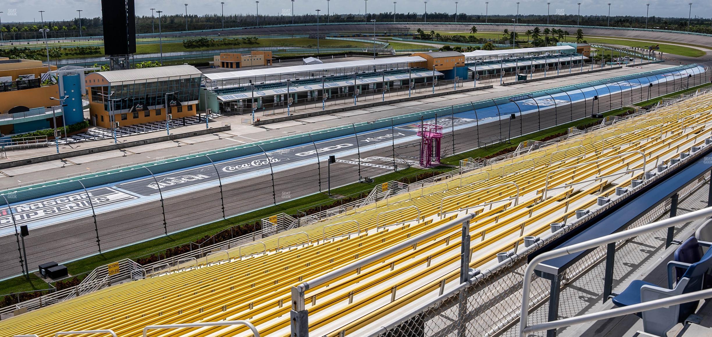 Seating view for Homestead-Miami Speedway Section Speedway Club 334