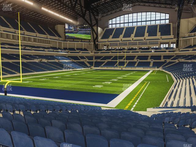 Seating view for Lucas Oil Stadium Section 151