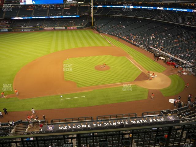 Seating view for Minute Maid Park Section 313