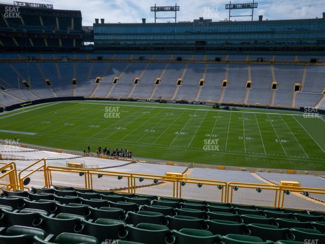 Seating view for Lambeau Field Section 415