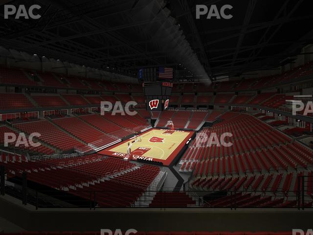 Seating view for Kohl Center Section 213