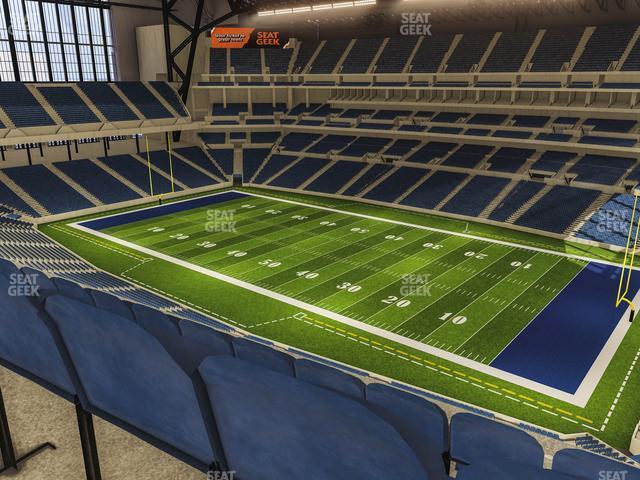 Seating view for Lucas Oil Stadium Section 535