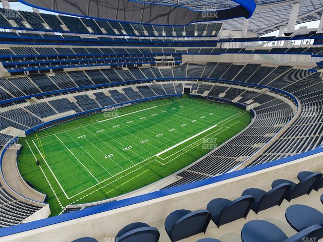 Seating view for SoFi Stadium Section 316