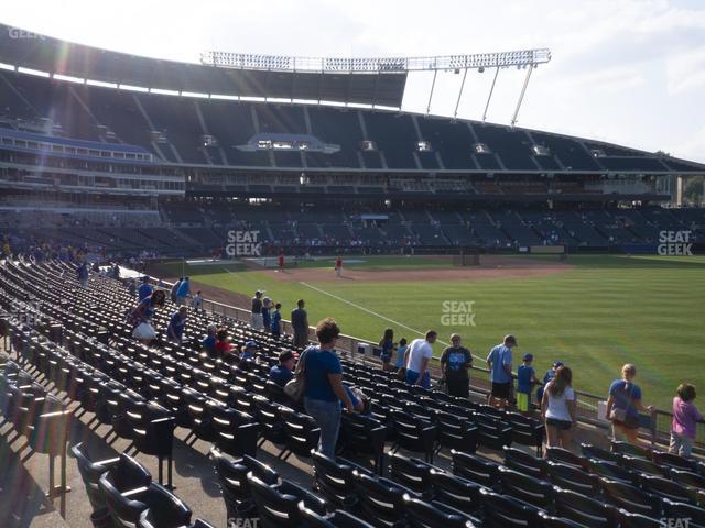 Seating view for Kauffman Stadium Section 145