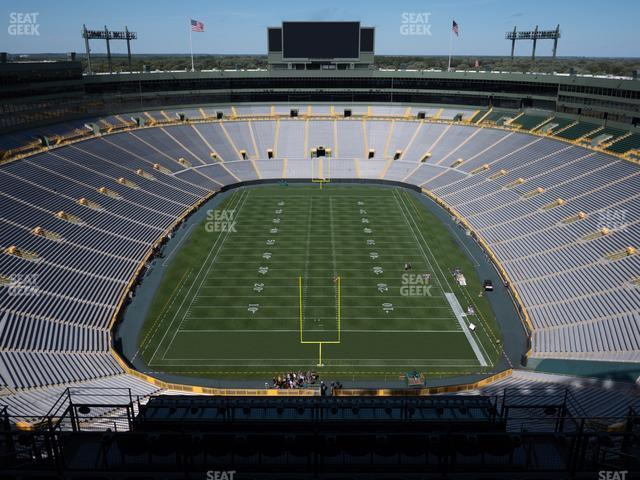 Seating view for Lambeau Field Section 750 S