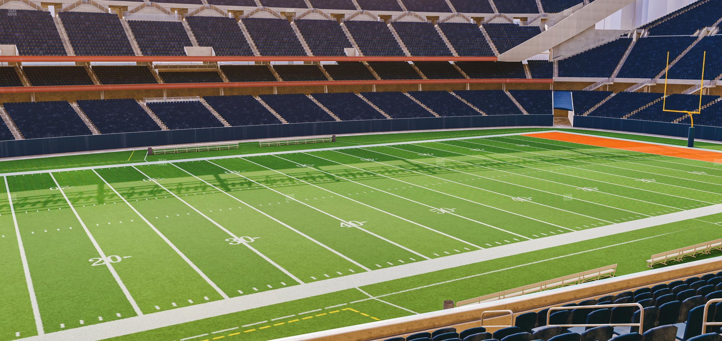 Seating view for Soldier Field Section 212 Club