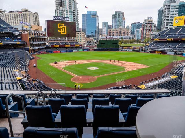 Seating view for Petco Park Section The Gallagher Chairmans Club B