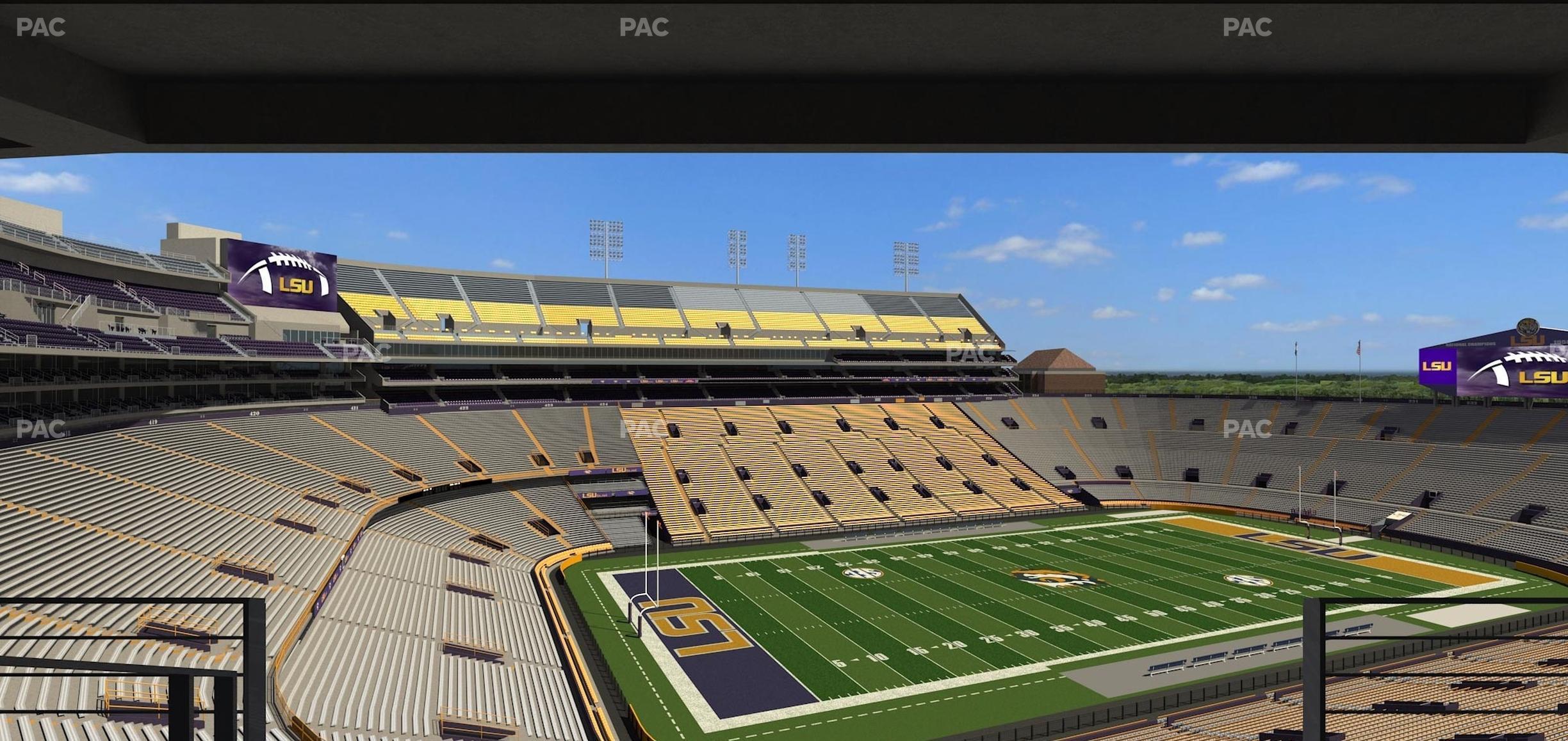 Seating view for Tiger Stadium Section Suite 231