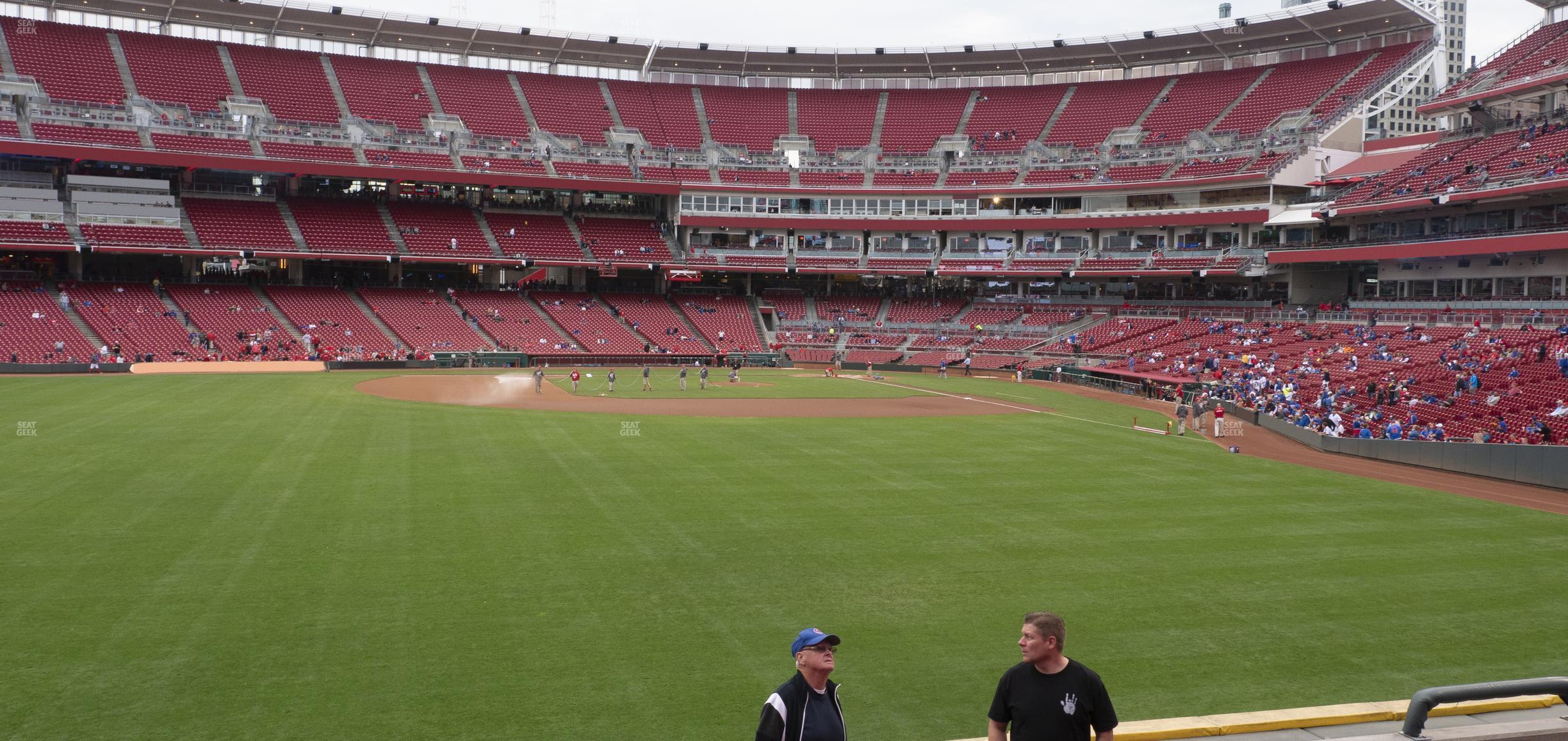 Seating view for Great American Ball Park Section 103