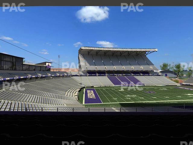 Seating view for Husky Stadium Section Club Husky 210