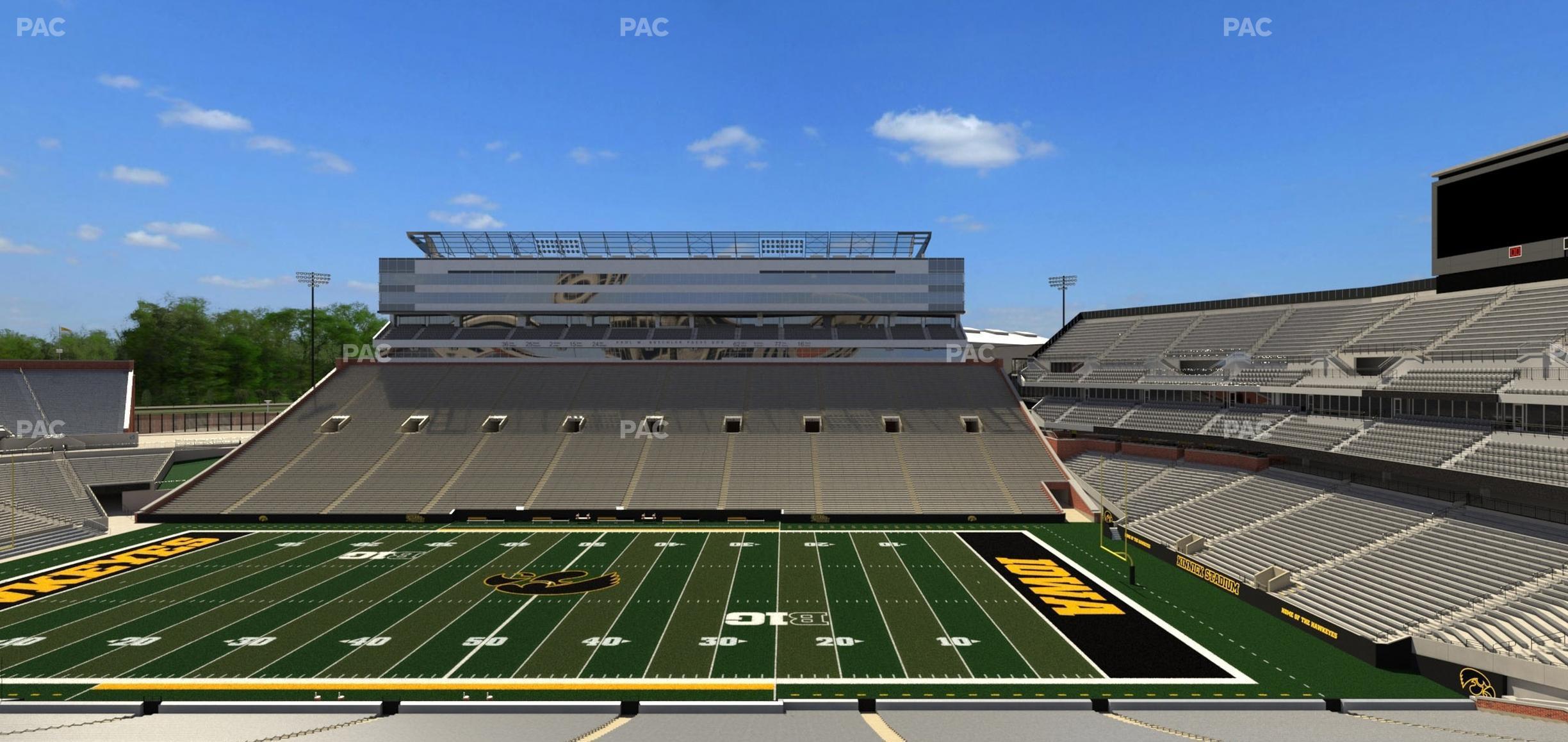 Seating view for Kinnick Stadium Section 104