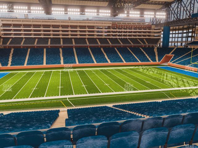 Seating view for Ford Field Section Club 229