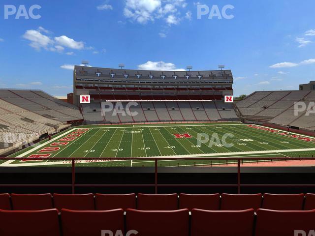 Seating view for Memorial Stadium Nebraska Section 228