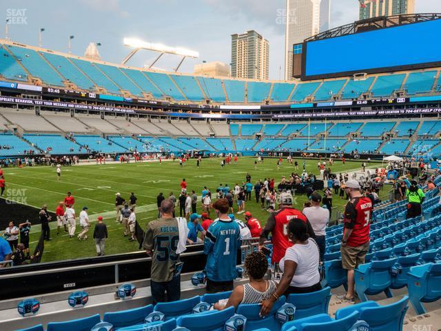 Seating view for Bank of America Stadium Section 137