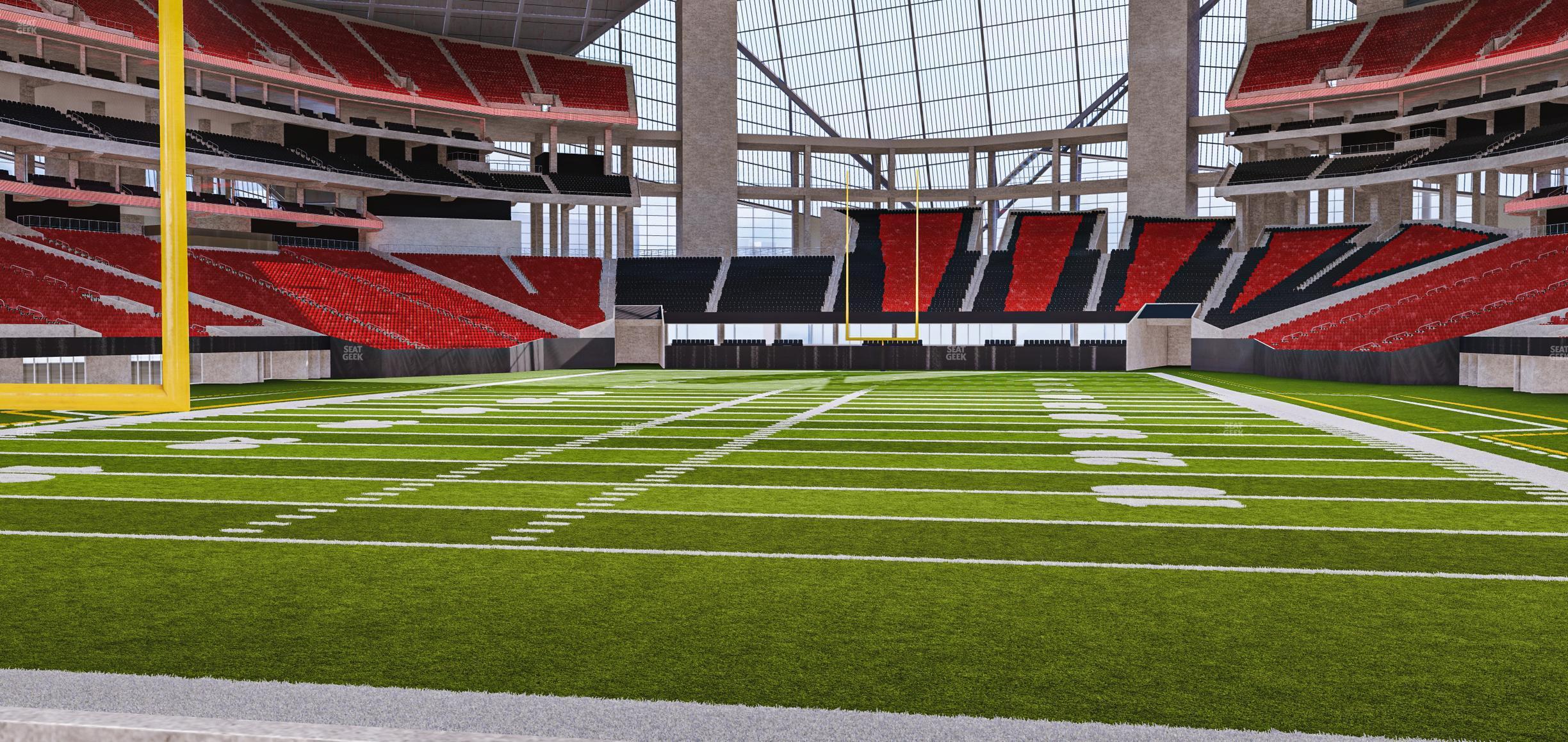 Seating view for Mercedes-Benz Stadium Section West Field Suite 11