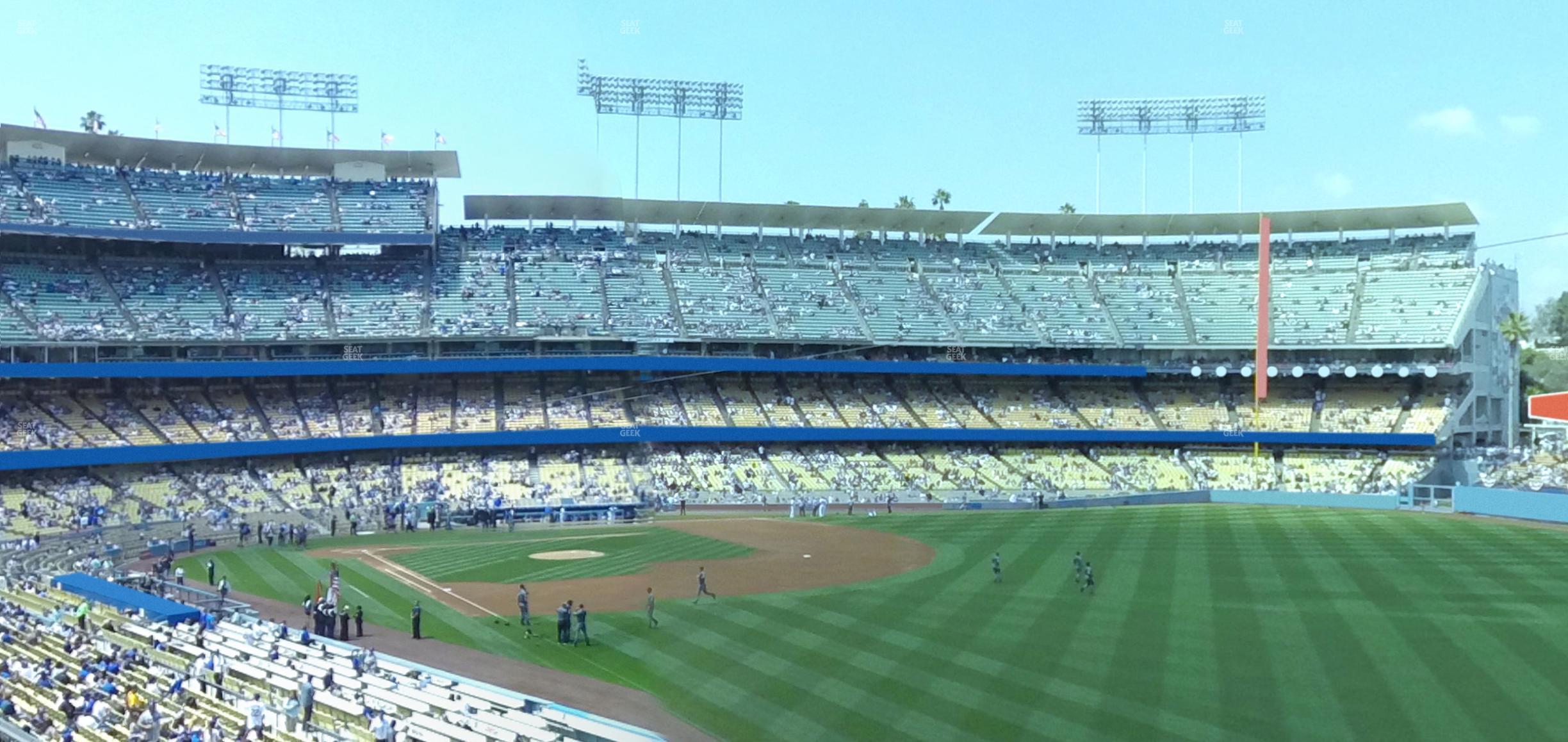 Seating view for Dodger Stadium Section 162 Lg