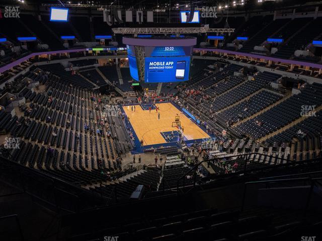 Seating view for Target Center Section 203