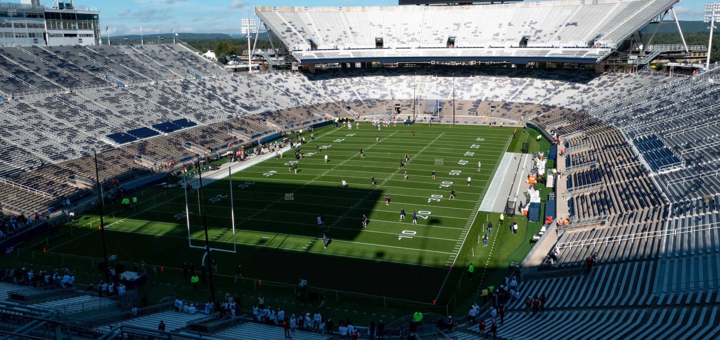 Seating view for Beaver Stadium Section South C Club