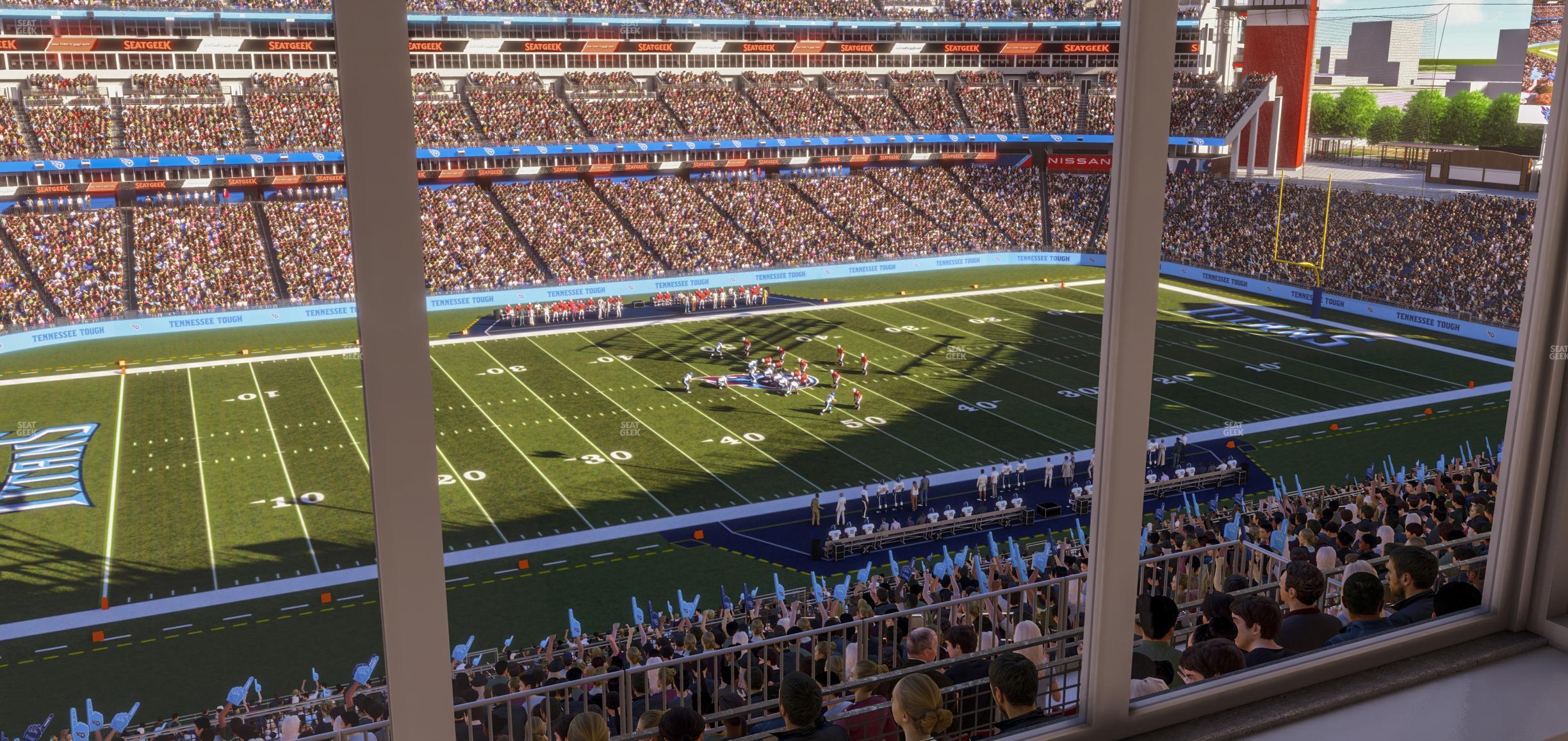 Seating view for Nissan Stadium Section Suite 580 W