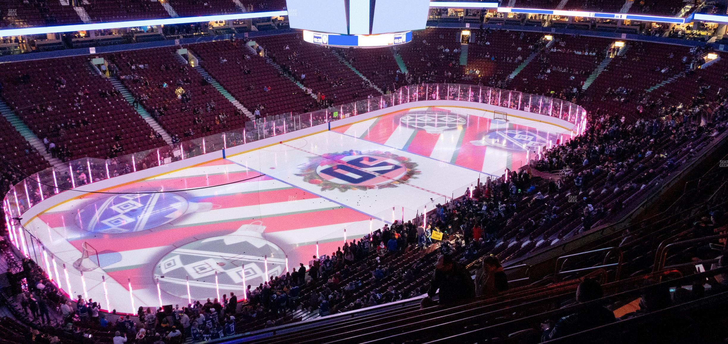 Seating view for Rogers Arena Section 327