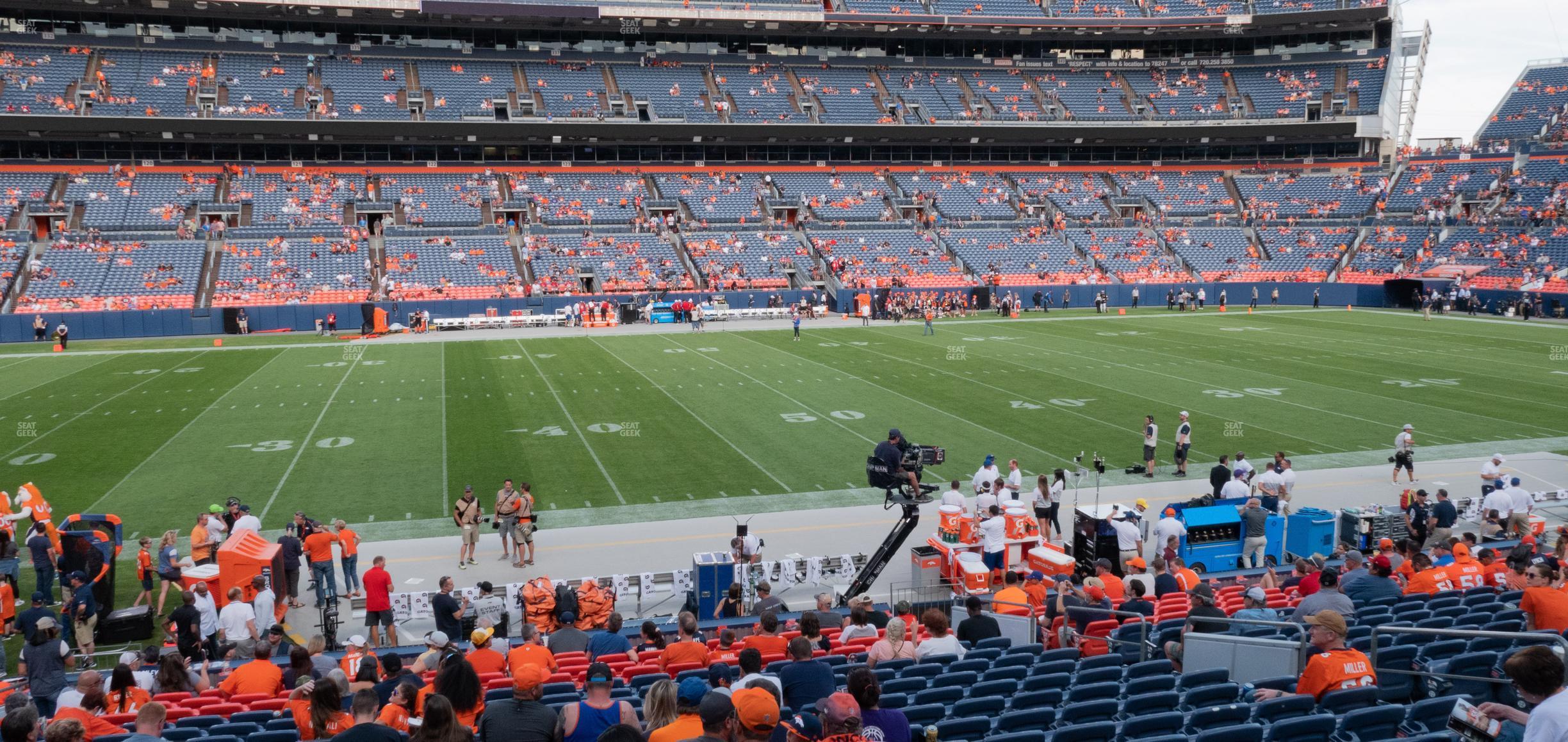 Seating view for Empower Field at Mile High Section 106