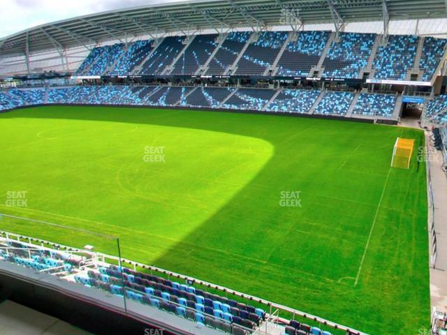 Seating view for Allianz Field Section Party Suite 1