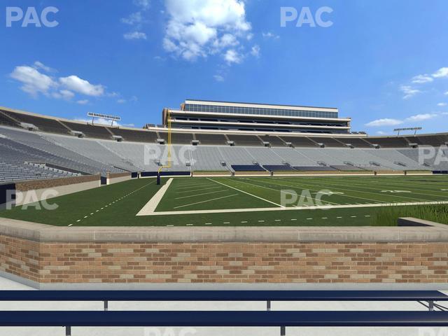 Seating view for Notre Dame Stadium Section 32