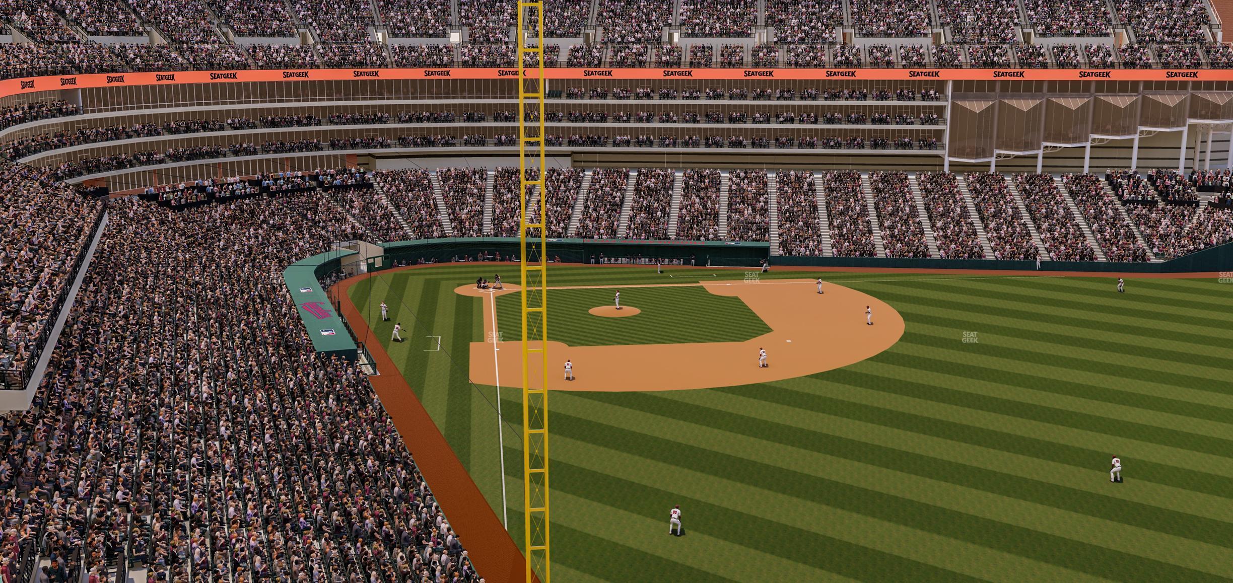 Seating view for Progressive Field Section 415