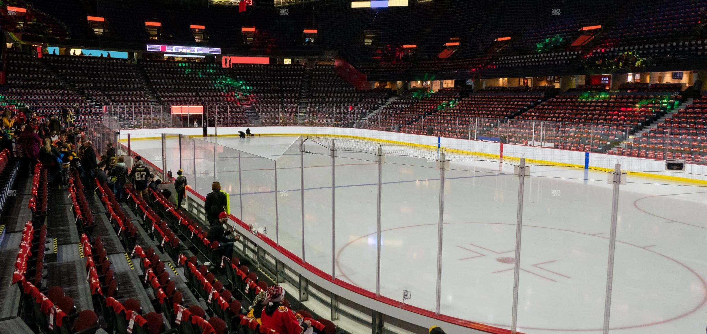 Seating view for Scotiabank Saddledome Section 112